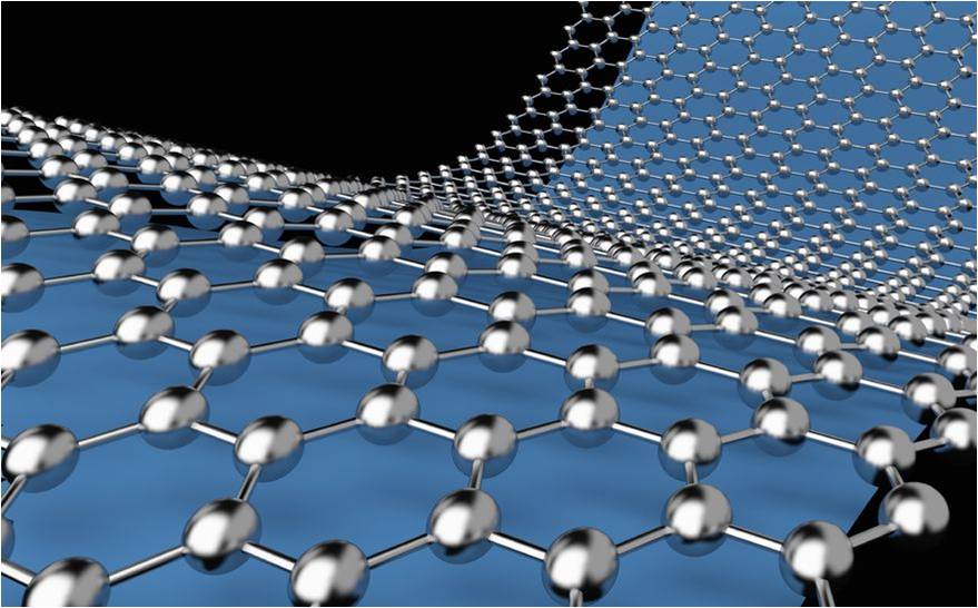 Graphene, a strong, light-weight, conducting form of pure carbon